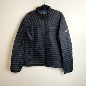 Eddie Bauer First Ascent 800 Stormdown Puffer Coat Down Black Size XL
